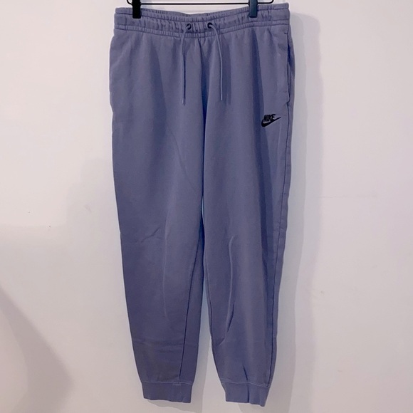 Nike Lavender Joggers with Black Logo Size Medium - Picture 2 of 12